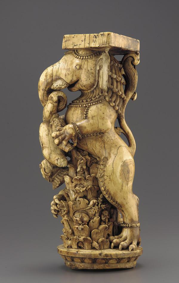 Ivory Throne Leg - 13th Century India