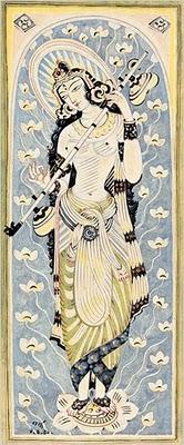 Saraswati (1941) by Nandalal Bose